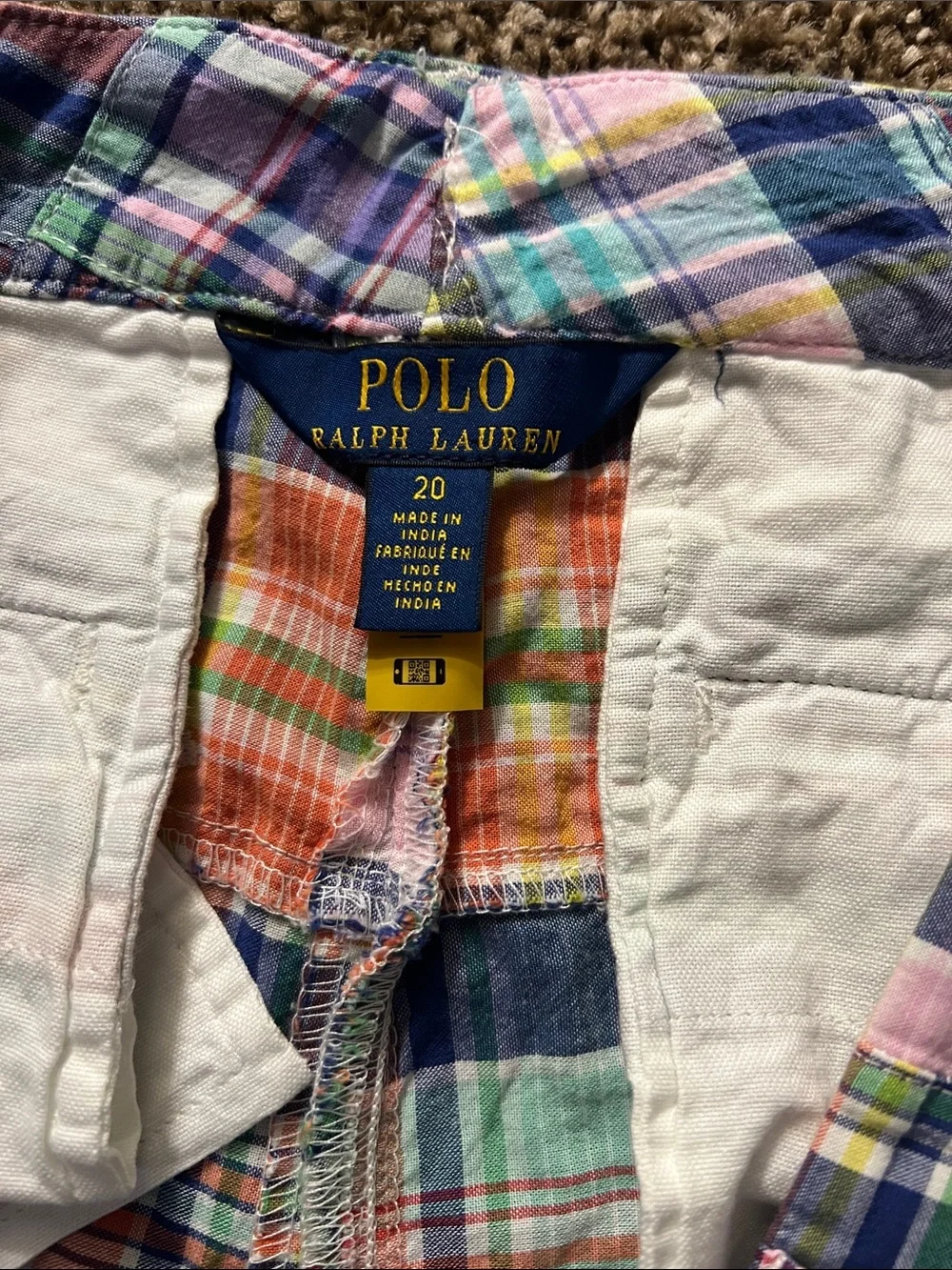 Polo by Ralph Lauren Multicolor Plaid Cotton Men’s Shorts